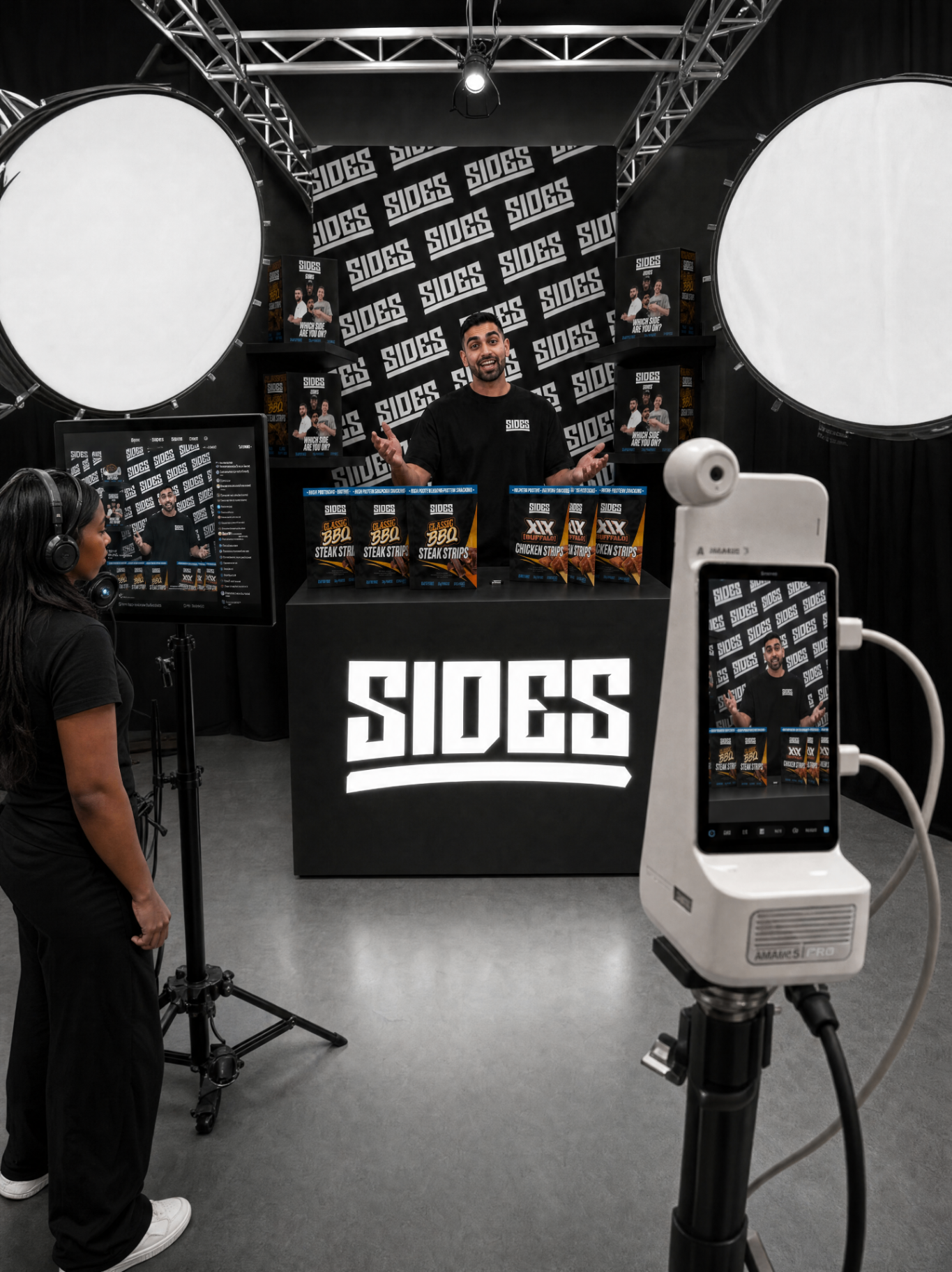 SIDES live shopping studio production